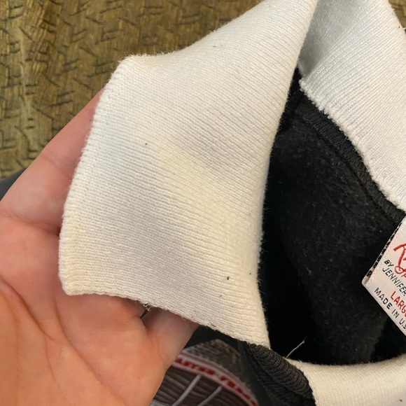 TASTEE FREEZE 1980s vintage retro collared crewneck sweater uniform arkansas - Picture 3 of 11